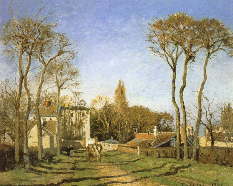 Village entrance, Camille Pissarro